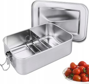 Légmentesen záródó uzsonnás doboz 1400 ml Uzsonnás doboz csatokkal az iskolába a hegyekbe síeléshez