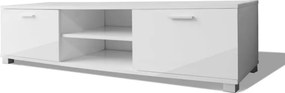 vidaXL magasfényű fehér TV-szekrény 140 x 40,5 x 35 cm