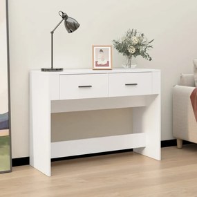 fehér szerelt fa tálalóasztal 100 x 39 x 75 cm