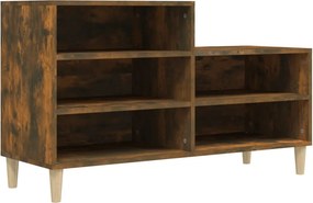 vidaXL füstös tölgy színű szerelt fa cipősszekrény 102 x 36 x 60 cm
