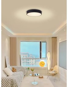 Immax NEO 07201L-LED dimmelhető mennyezeti lámpa RONDATE 28W/230V fekete Tuya+DO