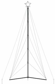hideg fehér LED karácsonyfa 615 LED 404,5 cm