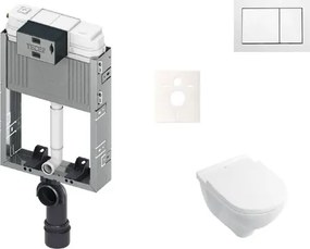 Fali WC szett TECE befalazáshoz + Villeroy & Boch O.novo WC KMPLONOVO