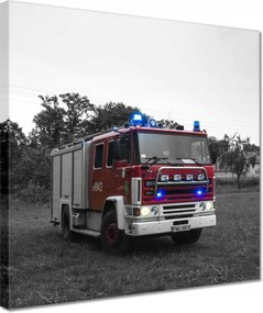 Vászonkép 30x30 Tűzoltóautó