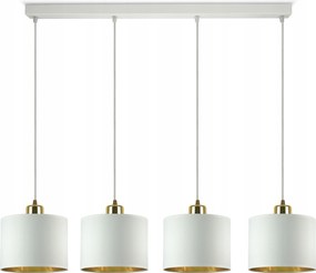 Függő lámpa Csillár Lámpaernyők Fehér Arany Led