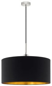 Eglo - LED TUNJA lógó 1xE27/60W/230V fekete kábellel