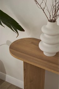 Konzolasztal, tölgy 150x35x75 cm