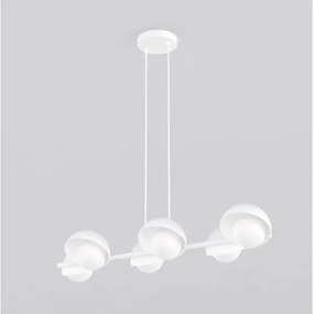 Kábeles csillár BOOM 6xG9/8W/230V fehér