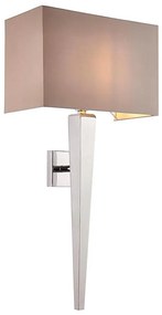 Endon 56706 - Fali lámpa MORETO 1xE14/7W/230V fényes króm/szürke
