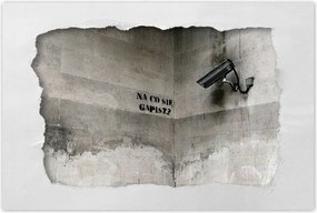 Poszterek 90x60 Banksy Mit bámulsz?