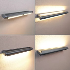 Brilagi - LED kültéri fali lámpatest SALERNO LED/24W/230V 66 cm antracit IP65