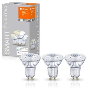 Ledvance SET 3x LED Dimmelhető izzó SMART + GU10 / 5W / 230V 2700K - Ledvance P224723