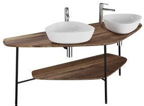 VitrA Plural mosdópult 160 cm sötét tölgy 64043