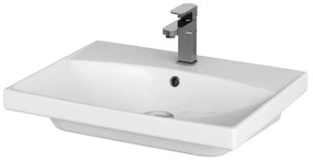 Cersanit S801-142-DSM -Függesztett fürdőszobai szekrény mosdóval LARA CITY 60 fehér