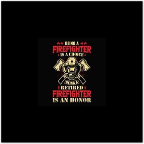 Poszterek 140x140 Tűzoltó tűzoltó fejsze