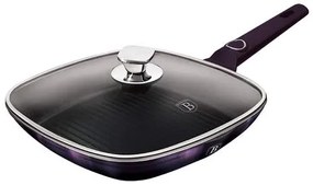 BerlingerHaus Grill serpenyő fedővel (28 cm) Purple Eclipse Collection  BH/7105