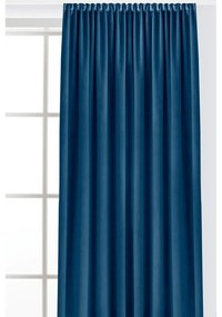 Kék bársony dimout (részleges sötétítő) függöny 140x270 cm Velto – Filumi