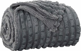 vidaXL Dobós takaró Sötétszürke 150 x 130 cm Gyapjú