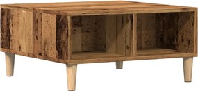 vidaXL antik fa színű szerelt fa dohányzóasztal 60x 60 x 30 cm