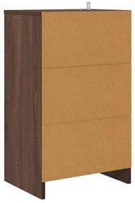 vidaXL Éjjeliszekrények 2 pcs Barna Tölgy 40 x 30 x 467 cm Faanyag