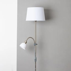 Brilagi - CERIA állólámpa 1xE27/100W/230V + 1xE14/25W matt króm/fehér