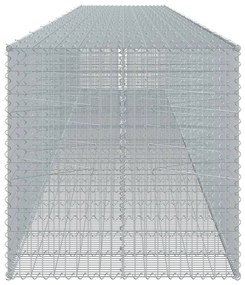 horganyzott vas gabion kosár fedéllel 1050 x 100 x 100 cm
