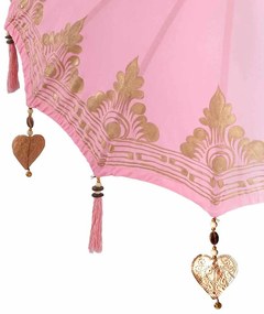 Napernyő Alappal 250 cm Pamut, Fa