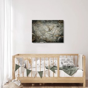 Kép - Az idő áramlása (üvegen) (70x50 cm)