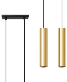 Sollux SL.1241 - Csillár zsinóron LAGOS 2xGU10/10W/230V arany