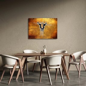 Festmény képe egy táncoló párról (70x50 cm)