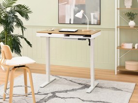 PC asztal Osto 100 (fehér tölgy + fekete). 1109812