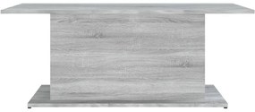 Szürke sonoma szerelt fa dohányzóasztal 102x55,5x40 cm