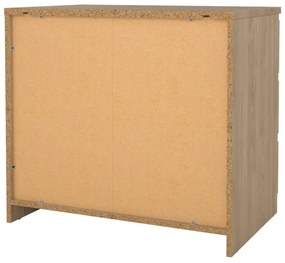 Natúr színű komód tölgyfa dekorral 77x70x50 cm Naia – Tvilum