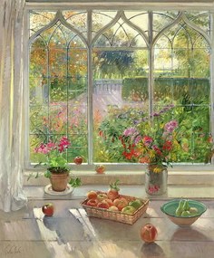 Reprodukció Autumn Fruit and Flowers, 2001, Timothy Easton