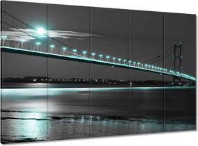 Vászonkép 100x70 Kék fények az éjszakában