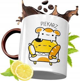 Bordó Bögre Péknek Születésnapra Ajándék fényképes nyomattal