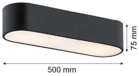 Argon 6000 - Mennyezeti lámpa TONI 3xE27/15W/230V fekete