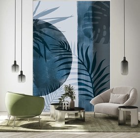 Gario Fotótapéta Kék páfrány levelek absztrakt - Andrea Haase Anyag: Vlies, Méret: 150 x 210 cm