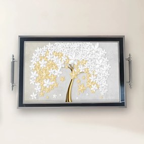 Üveg tálca, 38×24 cm – TPG9853