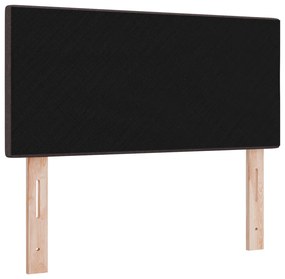 LED Fejtámla Gombos Bélelt Sötétbarna 90 cm Szövet