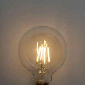 5 darabos készlet E27 3 lépésben dimmelhető LED izzó G95 4W 450 lm 2700K