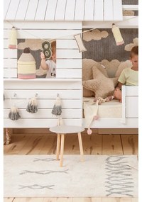 Kék-krémszínű mosható kézi szövésű pamut szőnyeg 120x160 cm Atlas Natural – Lorena Canals