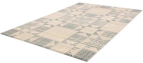 Bézs gyapjú szőnyeg 170x240 cm Frotage beige – Agnella