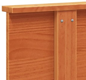 viaszbarna tömör fenyőfa fejtámla 180 cm