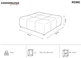 Kék kanapé modul Rome - Cosmopolitan Design