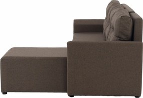 Univerzális ülőgarnitúra, barna, PLAY