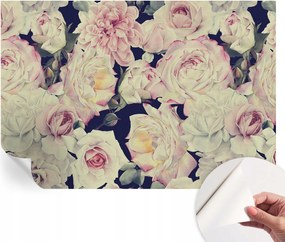 Mosható öntapadós fotótapéta étkezőbe Virágos csokor 152x104 cm