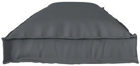Raklap párna készlet 2 pcs Antracit 150 x 40 x 8 cm