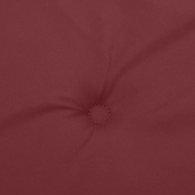 2 db melange bordó szövet kerti padpárna 180 x 50 x 7 cm