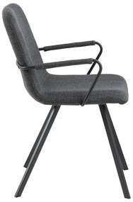 Sötétszürke étkezőszék szett 2 db-os Selina – Actona